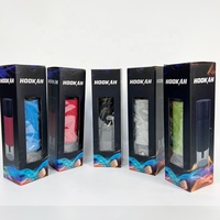 Chicha/Narguilé Portable de Voyage Démontable en Acrylique pour Voiture, Idéale pour l'Extérieur et la Vente en Gros