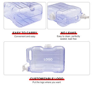 Contenedor de Agua Refrigerante Rectangular de PETG de 1.5 Galones <span class=keywords><strong>con</strong></span> <span class=keywords><strong>Grifo</strong></span>, Apto para Alimentos, Reutilizable - Product Image 5