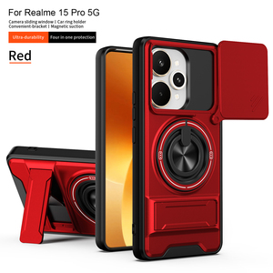 Custodia Protettiva Posteriore per <span class=keywords><strong>Cellulare</strong></span> in TPU+PC, Antiurto, Magnetica, Accessori per Telefoni Mobili per Oppo Realme 15 Pro 5G - Product Image 1