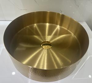 Évier de comptoir en acier inoxydable au design moderne pour hôtels, salles de bains, gris, blanc, <span class=keywords><strong>noir</strong></span>, bronze, couleurs dorées - Product Image 2