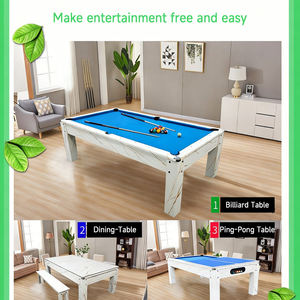 Mesa de <span class=keywords><strong>Billar</strong></span> Convertible 3 en 1 S.Q.F SZX, Mesa de <span class=keywords><strong>Billar</strong></span> de Pizarra de 7/<span class=keywords><strong>8</strong></span>, Mesa de Ping Pong, Mesa de Comedor, Mesa de Snooker Profesional de Madera para <span class=keywords><strong>Billar</strong></span> de <span class=keywords><strong>8</strong></span> Bolas - Product Image 6