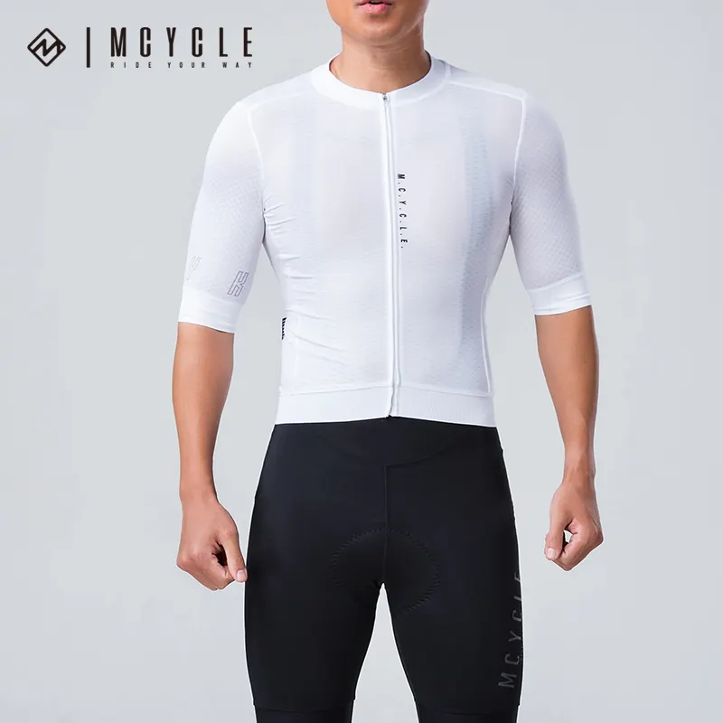 Camisa de ciclismo profissional para mountain bike, camisa respirável de manga curta Pro personalizada para ciclismo masculino