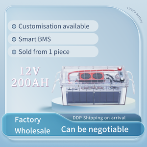 Batería Lifepo4 marina de ciclo profundo 12V 200ah batería de litio Trolling Motor barco Kayak 12V 200 Ah batería Lifepo4 - Product Image 5