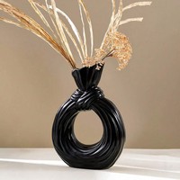Vases en résine nordiques en gros, pots et vases en céramique modernes, simples et rustiques, décorations pour la maison