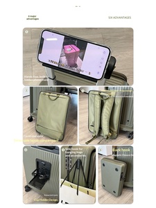 Maleta Desmontable Multifuncional Dos en Uno, Maleta con Ruedas Unisex, Maleta de Negocios de Neopreno de 20 Pulgadas para Llevar a Bordo - Product Image 5