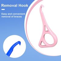 Crochet d'extraction d'appareils orthodontiques, outil dentaire, outil de retrait de l'aligneur d'appareil orthodontique, matériau de qualité alimentaire non toxique, vente en gros
