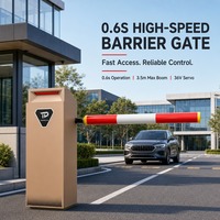 Barrière rapide électrique pour l'intégration de caméra LPR – Solution de gestion de parking commercial