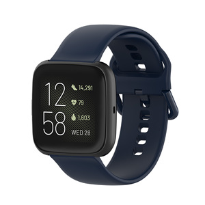 <span class=keywords><strong>Bracelet</strong></span> de <span class=keywords><strong>montre</strong></span> pour <span class=keywords><strong>Fitbit</strong></span> <span class=keywords><strong>Versa</strong></span> 2 & <span class=keywords><strong>Versa</strong></span> <span class=keywords><strong>Lite</strong></span> Band, matériau en silicone sûr et souple, multi couleur au choix. - Product Image 1