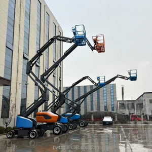 Новая высотная подъемная платформа установлена на уличном свете высотного рабочего транспортного средства с изогнутым рычагом - Product Image 6