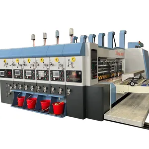 Alimentatore automatico di stampa flexo slotting rotativa morire macchina di taglio