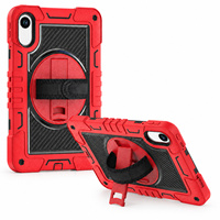 B2B Employé et usage domestique Industriel 360 °   Étui de tablette robuste avec protection intégrale antichoc et support rotatif pour Redmi Pad 2 4G 11 pouces