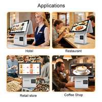 Kiosco de Autopago con Pantalla Táctil de 15.6 Pulgadas, Terminal de Pedidos y Pago Automático para Supermercados y Minoristas, con Sistema Windows y Android