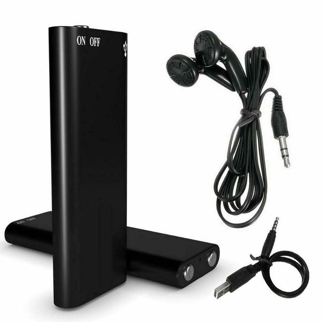 Q2 Sk892 Mini Digital Recorder Voice Activated Extra Long Recording DSP Noise Reduce Call Recording Headphone Study Meeting USB