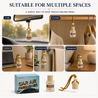Diffuseur de parfum de luxe pour voiture, désodorisant longue durée, aromathérapie, logo personnalisé, vente en gros OEM pour l'intérieur des véhicules