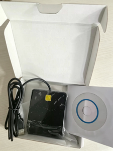 Lector <span class=keywords><strong>de</strong></span> tarjetas inteligentes USB 2.0 para DNI, cajero automático, CAC, EMV, IC, identificación, tarjetas bancarias y <span class=keywords><strong>de</strong></span> crédito, tarjetas SIM, compatible con Windows, Linux y Mac. - Product Image 6