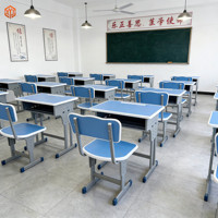 Bureau et chaise d'écolier les plus vendus, ensemble bureau et chaise individuels pour l'école et les établissements de formation
