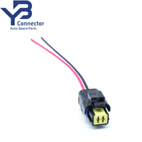 211PC022S0049 Sicma Kabel Sensor Oksigen 2 Pin Betina 1.5mm untuk B-MW Peugeot Fiat