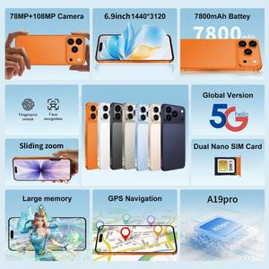 โทรศัพท์มือถือ New Goophone Ultra 5G รองรับ 4G LTE หน้าจอใหญ่ HD ระบบ Android ความจุ 512GB <span class=keywords><strong>1TB</strong></span> สำหรับ I17 <span class=keywords><strong>Pro</strong></span> <span class=keywords><strong>Max</strong></span> สมาร์ทโฟนราคาประหยัด - Product Image 2
