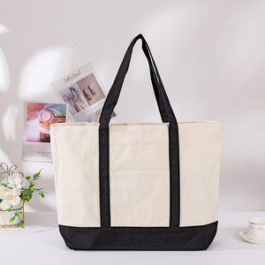 Bolsa de Lona de Algodón con Parches Multicolores y Logotipo Personalizado para Regalos Corporativos y Viajes - Product Image 2