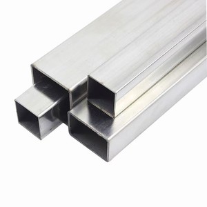 Tube carré en acier inoxydable 304 100x75mm, surface brossée, pour garde-corps municipal, soudé par couture droite - Product Image 1