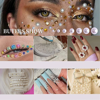 Offres Spéciales – Perles Demi-Rondes Colorées en ABS et Strass en Résine à Dos Plat pour Ongles, Téléphones Portables et Projets DIY
