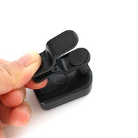 OEM Custom Rechargeable Clip-On Guitar Tuner Clear LCD Display Quick Accurate Tuning for Bass Ukulele Violin-Plastic Material