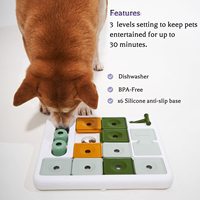 Jouet de puzzle multifonctionnel pour chien |   Jeu d'enrichissement interactif pour cacher les friandises