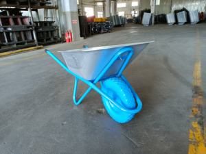 रशियन मार्केट व्हील बैरो गैल्वेनाइज्ड व्हील बैरो wb6418 सिंगल व्हील - Product Image 4