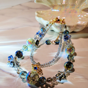 Cordon de téléphone perlé délicat anneau en métal conception bracelet de sécurité chaîne de téléphone portable pendentif élégant cadeau - Product Image 2