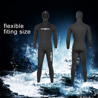 Wetsuit Selam Spearfish Full Body Pria dan Wanita Custom Dua Bagian 3mm Yamamoto Neoprene