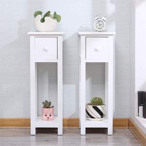 Manufacture Hoobro Wooden Extremely <strong>Narrow</strong> Nightstand Bed Side Cabinets <strong>Tall</strong> Night Stand Decoration Home Furniture <strong>Bedside</strong> <strong>Table</strong> - Product Image 4