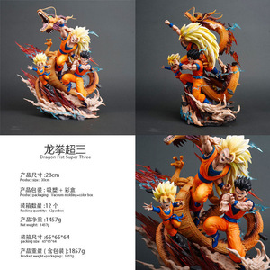 Figuras de Acción de PVC de Anime <span class=keywords><strong>Dragon</strong></span> <span class=keywords><strong>Ball</strong></span> <span class=keywords><strong>Z</strong></span> Super Saiyan, Muñecos de Son Gohan, Goten y Goku, Figuras de Acción de Anime - Product Image 2