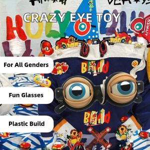 Novedad 2025: Juguetes de Plástico Creativos para Apretar, Divertidos Accesorios Infantiles para Fiestas, Gafas de Ojos Locos que Parpadean para Selfies y Videos - Product Image 3