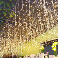 Guirlandes lumineuses LED personnalisées, corps en PVC IP55, pour extérieur, Noël, mariage, fête, guirlande de lumières en forme de glaçons pour événements, décoration d'événements