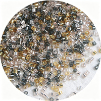 Perles de verre anciennes argentées de 1,6 mm, perles en vrac de la série thématique pour la fabrication de bijoux DIY (bracelets, colliers, bagues)