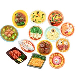 อุปกรณ์เสริมเรซิ่นจำลองอาหารขนาดใหญ่สมจริง สำหรับเคสโทรศัพท์ทำมือ ของตกแต่ง - Product Image 5