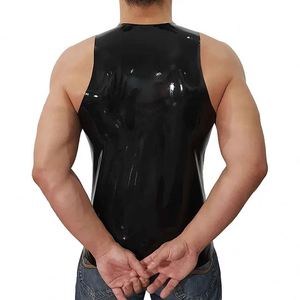 <strong>Mens</strong> Fetish Sexy <strong>Latex</strong> Camisole T-Shirt Shapewear Sex Costumes Corset Vest <strong>Latex</strong> <strong>Catsuit</strong> <strong>Men</strong> - Product Image 3