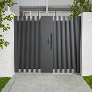 Puerta de Entrada Abatible Moderna y Minimalista Antirrobo Courtyard L Banye con Acero Inoxidable Galvanizado y Garantía de 3 Años - Product Image 1