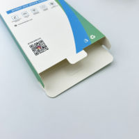 Boîtes en papier couché avec logo personnalisé en promotion à durée limitée pour étuis de téléphone portable avec trou de suspension