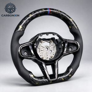 Volant de voiture en cuir personnalisé pour BMW CS X3 X5 F36 F07 F20 F40 F06 F39 F11 F21 F33 F02 F90 G05 F87 F15 G31 F25 F86 F85 F10 - Product Image 1