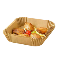Papier sulfurisé de qualité alimentaire, écologique, imperméable et résistant au four, pour friteuse à air, prix d'usine, vente en gros en Chine