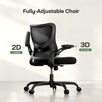 Chaise de bureau ergonomique personnalisée en maille pour le gaming, inclinable, à dossier haut, pivotante, pour ordinateur, chaise de direction