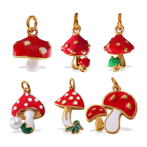 Colgante 3D de Maíz, Frutas y Verduras con Formas Mixtas, de Cobre con Esmalte por Goteo, para Fabricación de Collares, Verano 2025 - Product Image 5