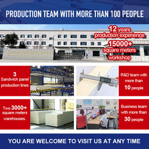 Isopanel 50mm 75mm 100mm Thick Pu Puf Insulated Sandwich <strong>Panels</strong> Wall - Product Image 6