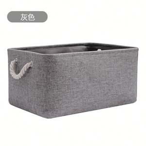 Cesta de Almacenamiento de Tela Moderna Decorativa al por Mayor con Asas de Cuerda de Algodón, Lindas Cestas de Almacenamiento para Juguetes de Guardería, Regalo - Product Image 3