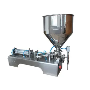 Semi Automatic Bottle Home Cooking Packing Manual Peanut Sesame Paste Olive Desktop Hemp Sunflower Oil Filling Machine