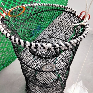 กับดักเหยื่อ<span class=keywords><strong>ตก</strong></span><span class=keywords><strong>ปลา</strong></span>แบบพับได้ <span class=keywords><strong>เสริม</strong></span>ความแข็งแรงด้วยเส้นคู่ แบบยืดหดได้ สำหรับดักกุ้ง ปู ล็อบสเตอร์ - Product Image 4