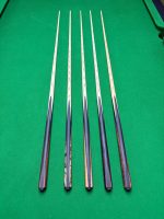 El Yapımı Yüksek Kaliteli Tek Parça Snooker Istakası, Snakewood ve Abanoz Saplı, Dişbudak Şaftlı Profesyonel Bilardo Istakası