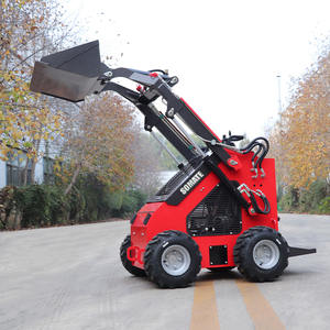 Mini-chargeuse sur pneus Soamte homologuée EPA, 0,6 tonne, 4x4, moteur diesel Kubota, 15,7 kW, pompe YUKEN, boîte de vitesses - Product Image 5