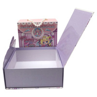 Coffrets cadeaux surprise filles roses bougie parfumée tasse à café étui d'emballage boîte en papier emballage pour cadeaux d'anniversaire